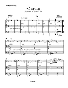 Csardas - sheet music download