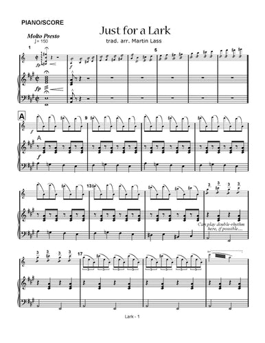 Just for a Lark - sheet music download