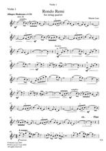 Rondo Remi | Sheet Music | String Quartet