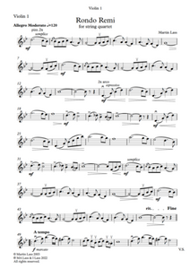 Rondo Remi | Sheet Music | String Quartet