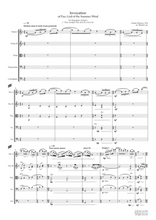 Invocation of Pan, God of the Summer Wind | Sheet Music | String Orchestra