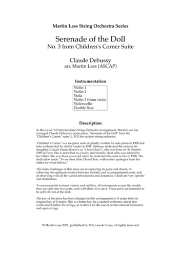 Serenade of the Doll | Sheet Music | String Orchestra